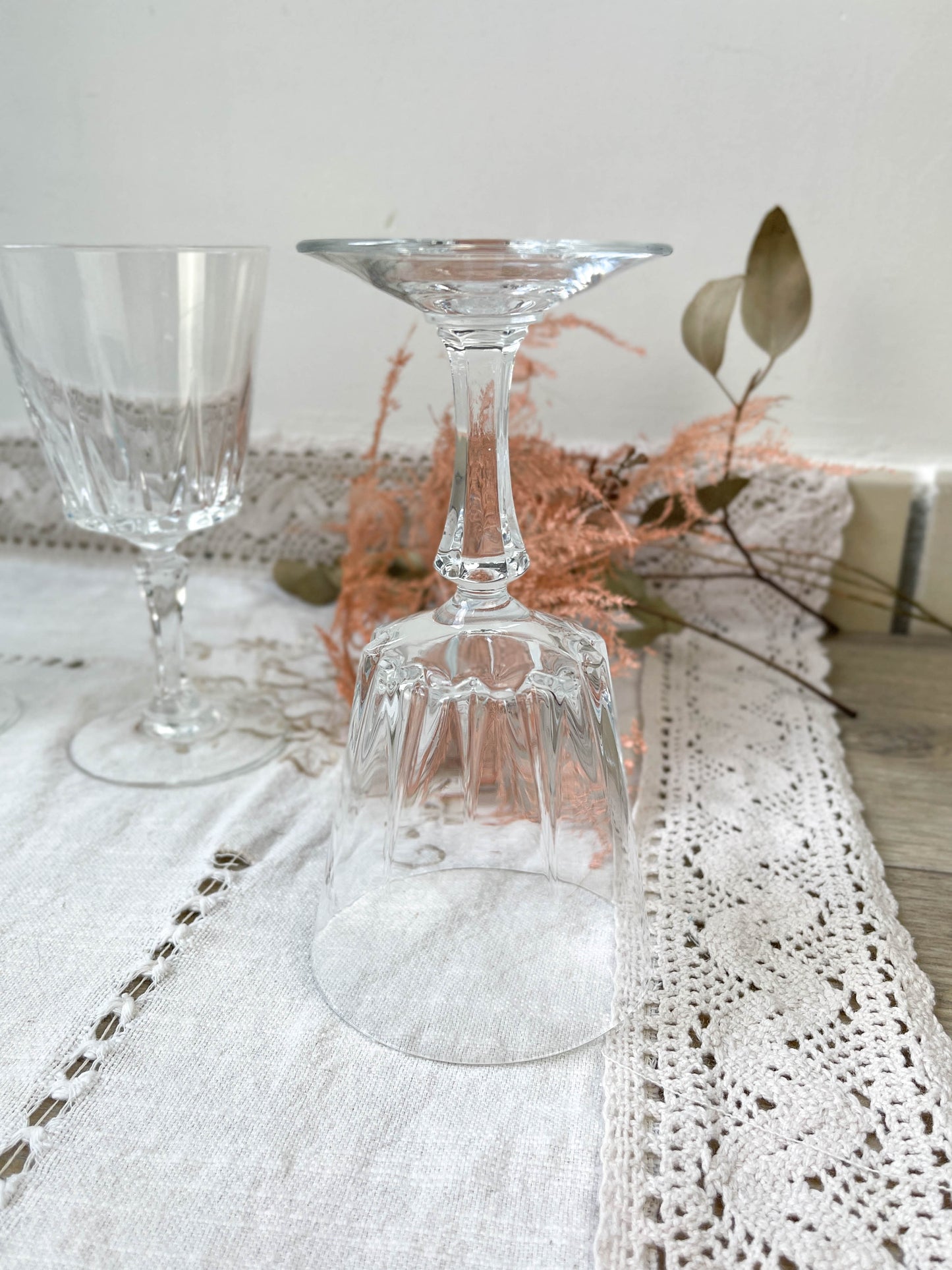 6 個 Cristal D'Arques Versailles 圖案水杯