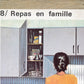 Affiche scolaire Bourrasques d'automne / Repas de famille Yves Thos éditions Rossignol 1960 Français 