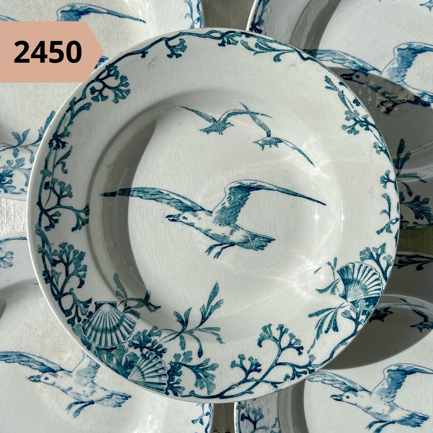 Assiette CREUSE Terre de Fer vintage à l'unité