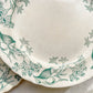 Lot de 6 Assiettes Plates Anciennes Terre de Fer "Lilas" – Longchamp XIXe