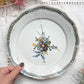 Ancienne Assiette Faïence Française XVIIIème NEVERS motif fleuri