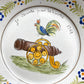 Ancienne assiette Faïence Française Coq révolutionnaire "Je chante pour la liberté 1791" Nevers XIXème