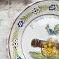 Ancienne assiette Faïence Française Coq révolutionnaire "Je chante pour la liberté 1791" Nevers XIXème