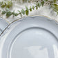 6 Assiettes vintage Porcelaine blanches dorées + 6 Petites Assiettes dépareillées fleuries