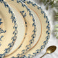 4 Assiettes Terre de fer GIEN Chardon + 4 Petites assiettes dépareillées grès TULOWICE