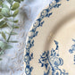 4 Assiettes Terre de fer GIEN Chardon + 4 Petites assiettes dépareillées grès TULOWICE