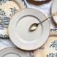 4 Assiettes Terre de fer GIEN Chardon + 4 Petites assiettes dépareillées grès TULOWICE