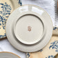 4 Assiettes Terre de fer GIEN Chardon + 4 Petites assiettes dépareillées grès TULOWICE