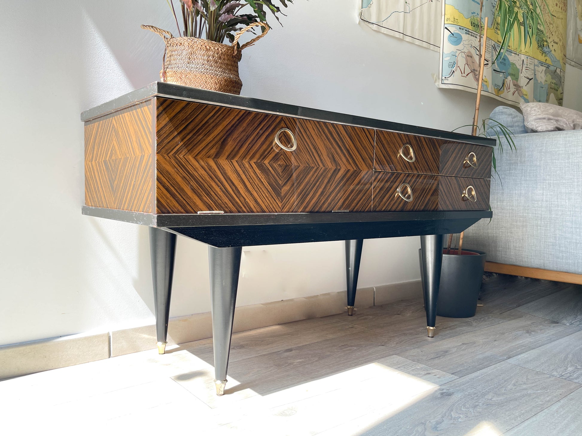 Coiffeuse vintage en Formica, 1960