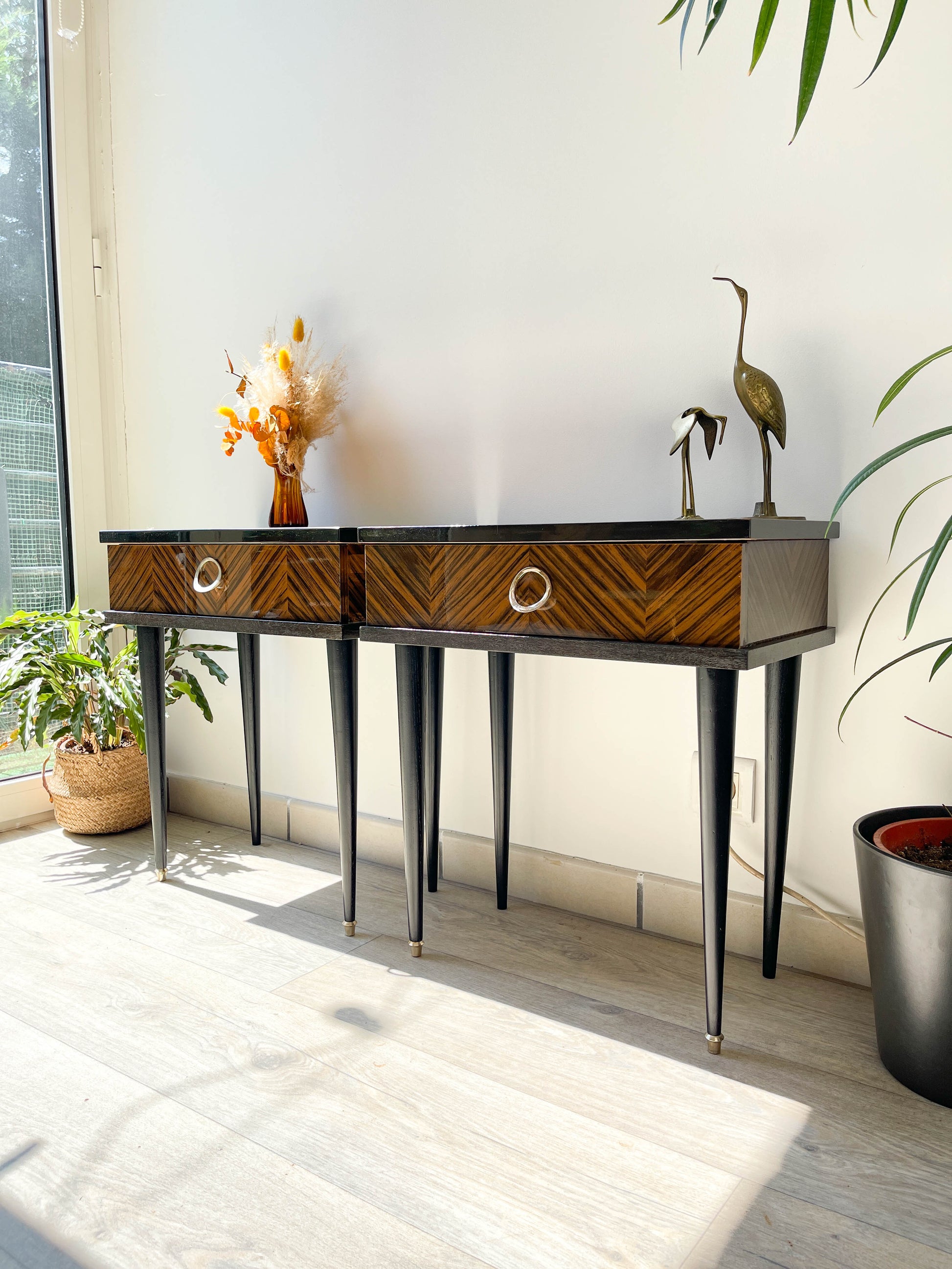 Table de chevet vintage en Formica, 1960
