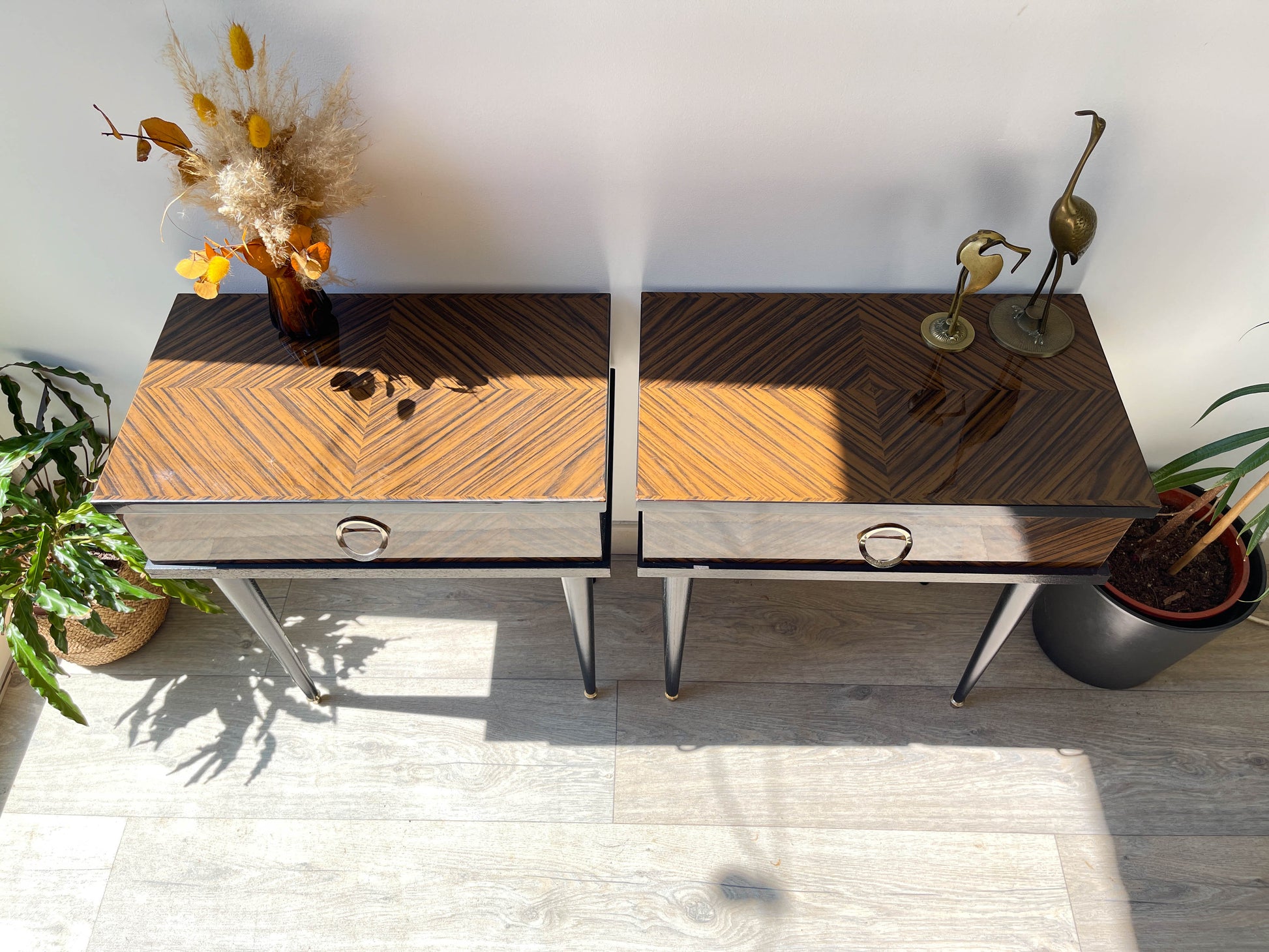 Table de chevet vintage en Formica, 1960