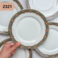 PETITE Assiette en PORCELAINE fleurie vintage à l'unité