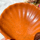 4 Vintage Coquilles St Jacques Céramique Emile Henry moucheté Made in France 1950