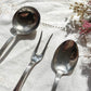 Couverts de service vintage style Rocaille