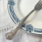 10 Fourchettes vintage en métal style Rocaille