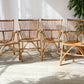 Fauteuils en rotin vintage 1970