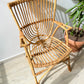 Fauteuils en rotin vintage 1970
