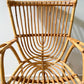 Fauteuils en rotin vintage 1970