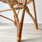 Fauteuils en rotin vintage 1970