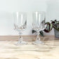 2 Verres à eau Cristal D'Arques modèle Louvre