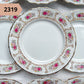 PETITE Assiette en PORCELAINE fleurie vintage à l'unité