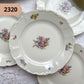 PETITE Assiette en PORCELAINE fleurie vintage à l'unité