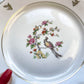 6 Petites assiettes en porcelaine de Limoges Berry motif oiseau de paradis