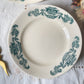 Plat piédouche vintage Terre de fer Longchamp modèle Lutèce Made in France