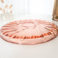 Plat vintage en verre rose style ART DECO 1950