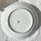 Plat creux en porcelaine blanche dorée J&Ciem France 1950 motif fleuri