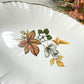 Ravier porcelaine DIGOIN CHAMOI motif fleuri