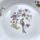 Service à dessert vintage 12 personnes en porcelaine PN France motif oiseau de paradis