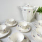 Service à thé vintage en porcelaine fleurie DIGOIN SARREGUEMINES