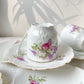 Service à thé café 5 personnes en porcelaine vintage LIMOGES B&C motif fleuri France