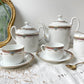 Service à thé café 2 personnes en porcelaine vintage UML France