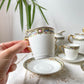 Service à thé et café 12 personnes Limoges Chabrol & Poirier - Porcelaine Française
