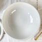 Soupière porcelaine vintage blanche verte LUNEVILLE EPINAY France 1950s