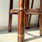Tabourets de bar vintage en bois courbé, 1950 