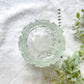 Petit Vase vintage en verre motif géométrique