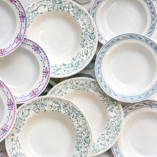 Assiette CREUSE Terre de Fer vintage à l'unité
