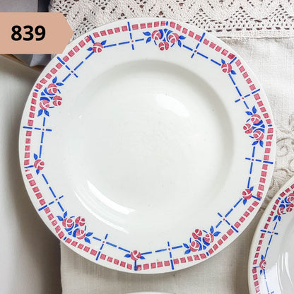 Assiette CREUSE Terre de Fer vintage à l'unité