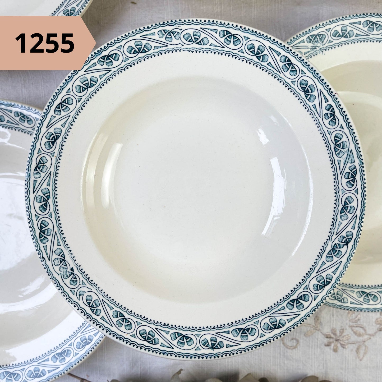 Assiette CREUSE Terre de Fer vintage à l'unité