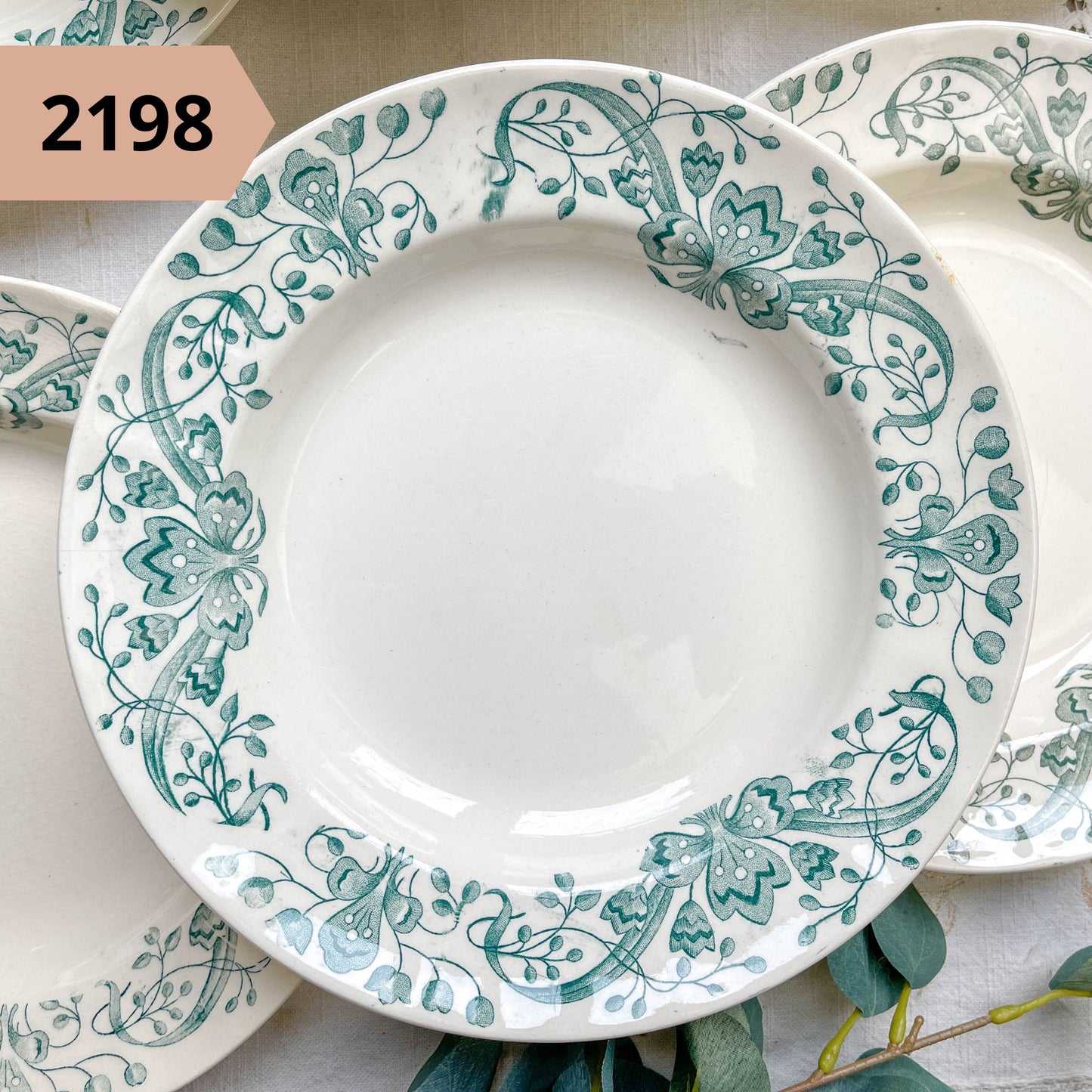 Assiette CREUSE Terre de Fer vintage à l'unité