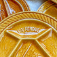 Assiette à fondue vintage Sarreguemines France 1970 – vendue à l’unité