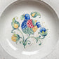 Assiettes Creuses en Faïence Italienne mouchetée "TIFFANY" – Motif Oiseau Vintage