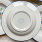 5 Assiettes Creuses en Faïence Italienne mouchetée "TIFFANY" – Motif Oiseau Vintage