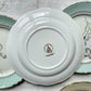 6 assiettes vintage en porcelaine française dépareillées – Jaune, vert, fleuri – Moulin des Loups - L'Amandinoise