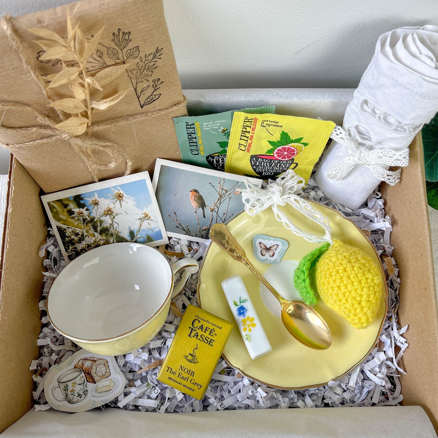 Box Mystère Vintage Citron – Édition Limitée | Vue dessus