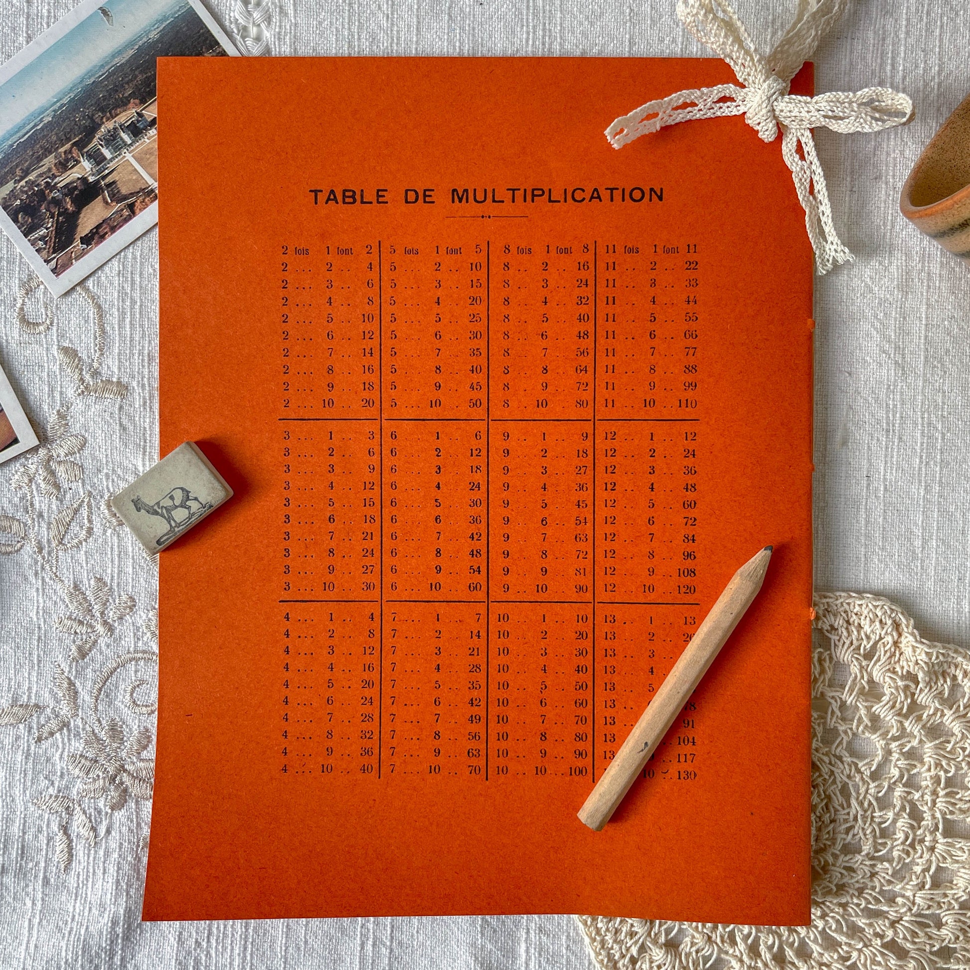 Box Mystère Vintage Ecole Buissonnière | Tasse Ancienne, Cahier brouillon vintage