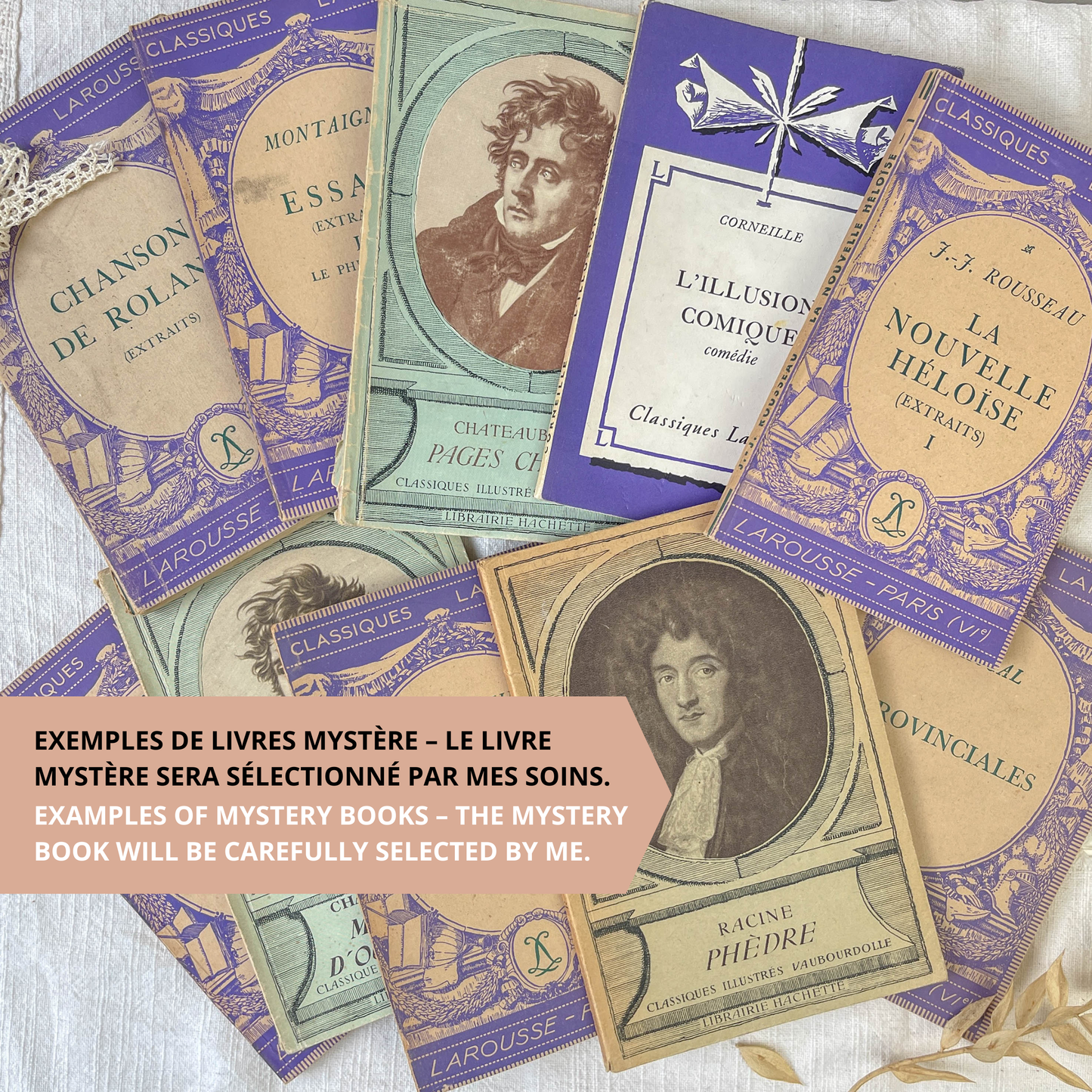 Box Vintage Mystère – Bistrot Parisien  – Édition Limitée livre ancien mystère 